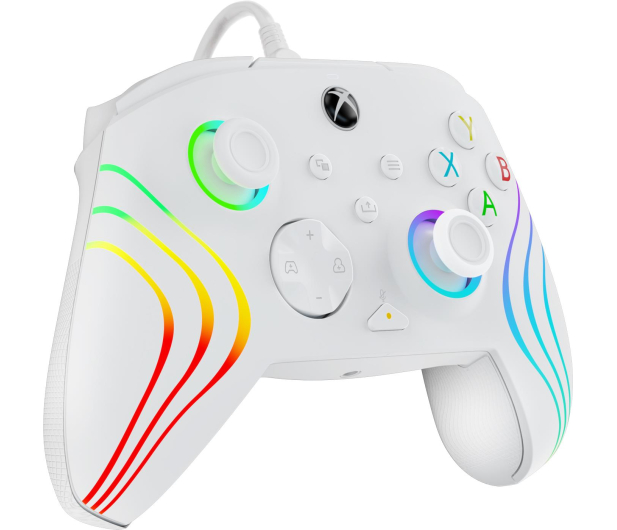 PDP XS Pad przewodowy Afterglow WAVE - biały - 1129184 - zdjęcie 2